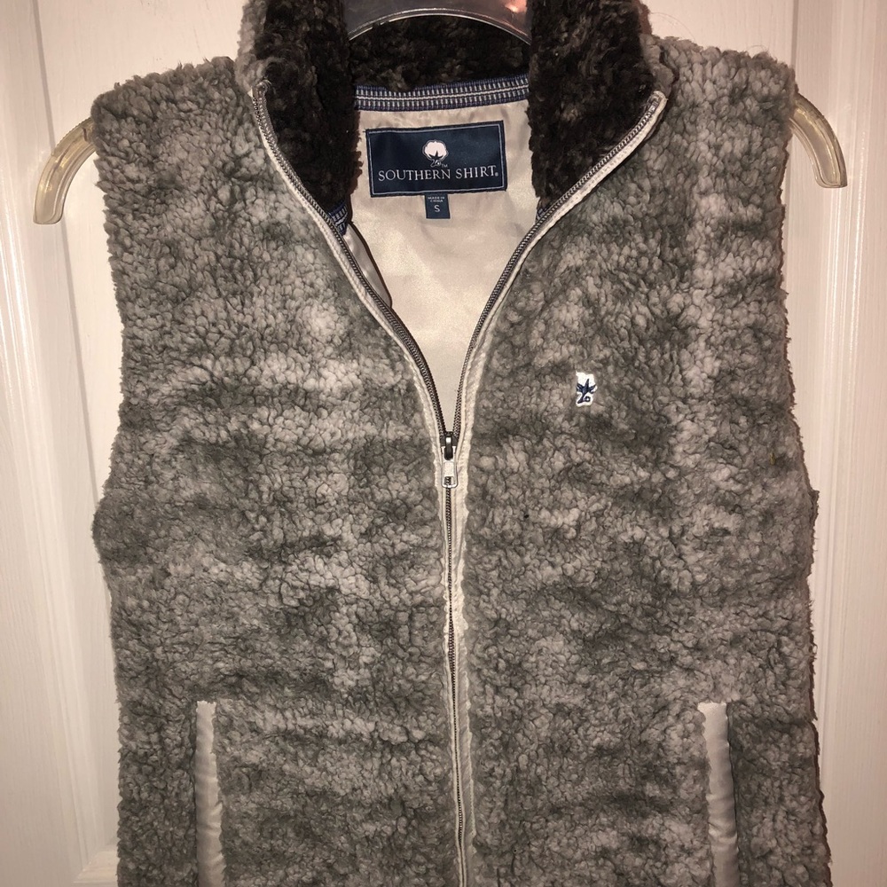 Southern Shirt Co furry vest